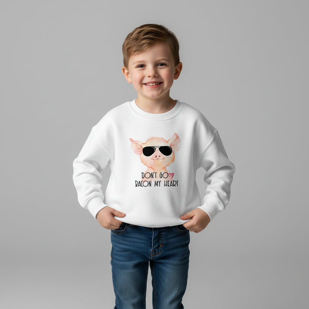 Don't Go Bacon My Heart Heart Pullover