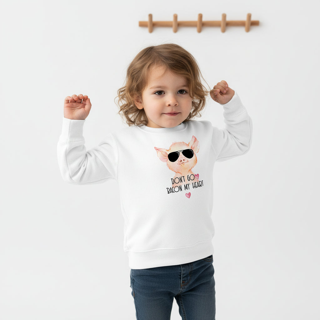 Don't Go Bacon My Heart Heart Pullover