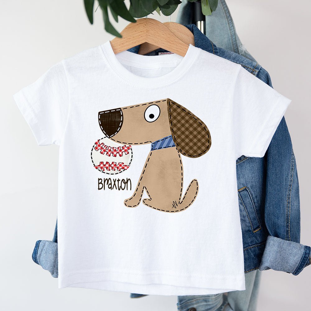 Baseball Dog T-shirt - Petite & Sassy Designs