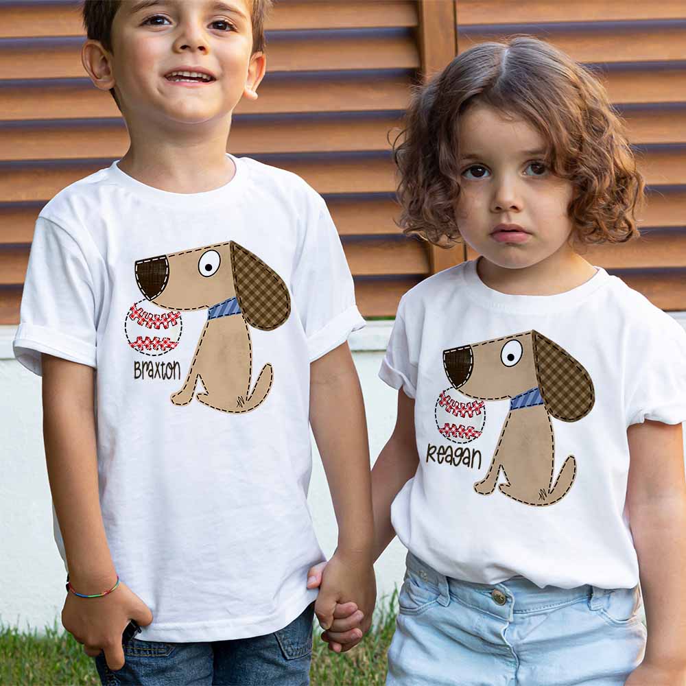 Baseball Dog T-shirt - Petite & Sassy Designs