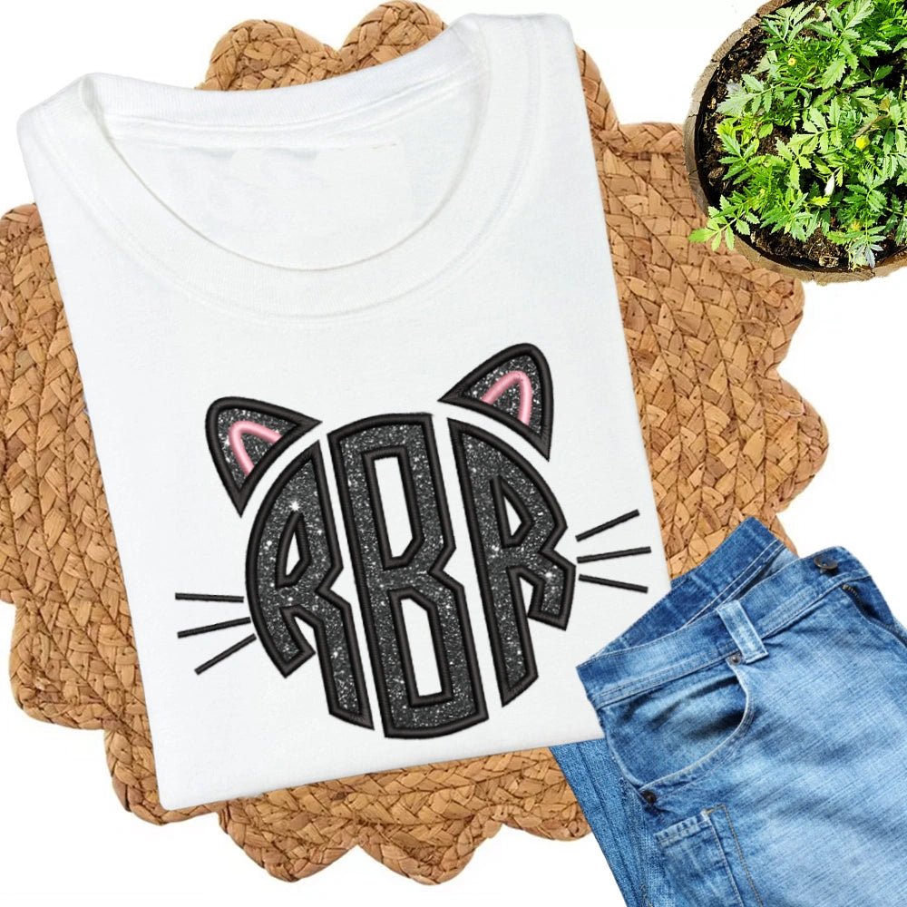 Holiday Monograms with Glitter - Petite & Sassy Designs