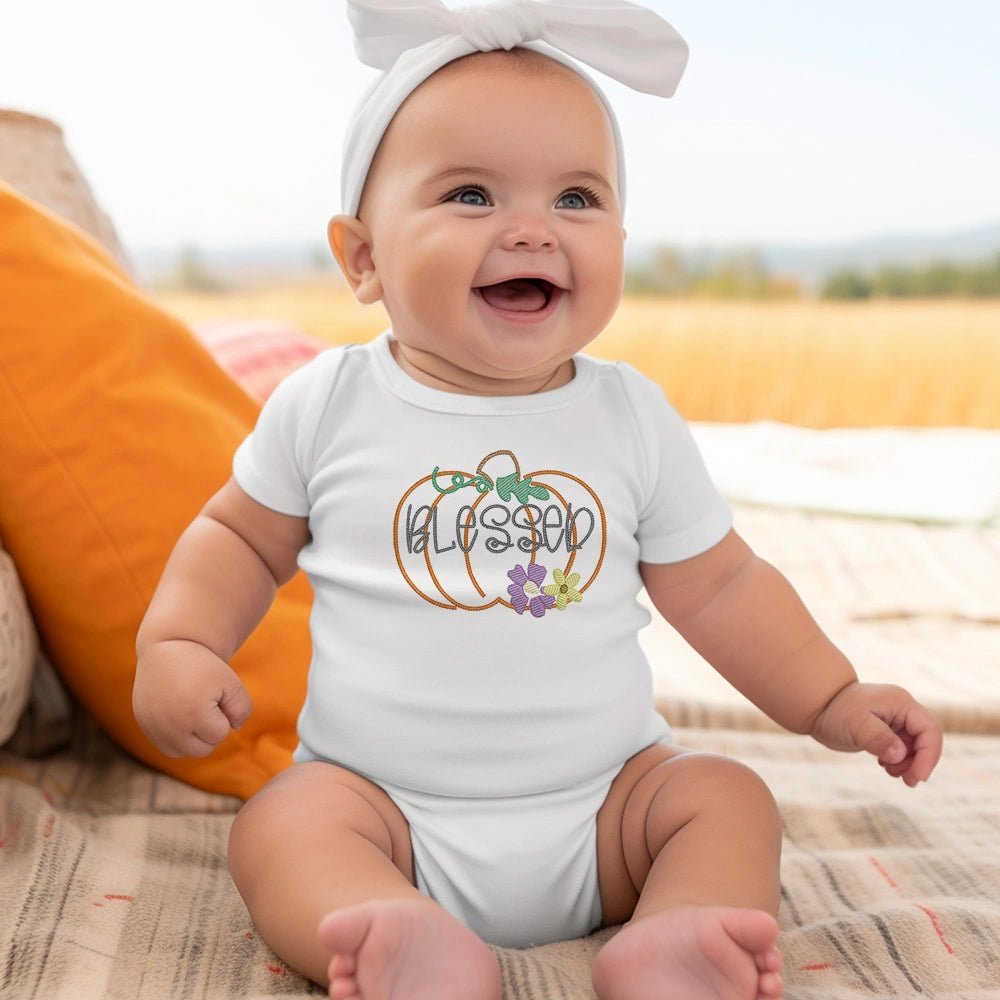 Blessed Pumpkin - Sublimated - Petite & Sassy Designs