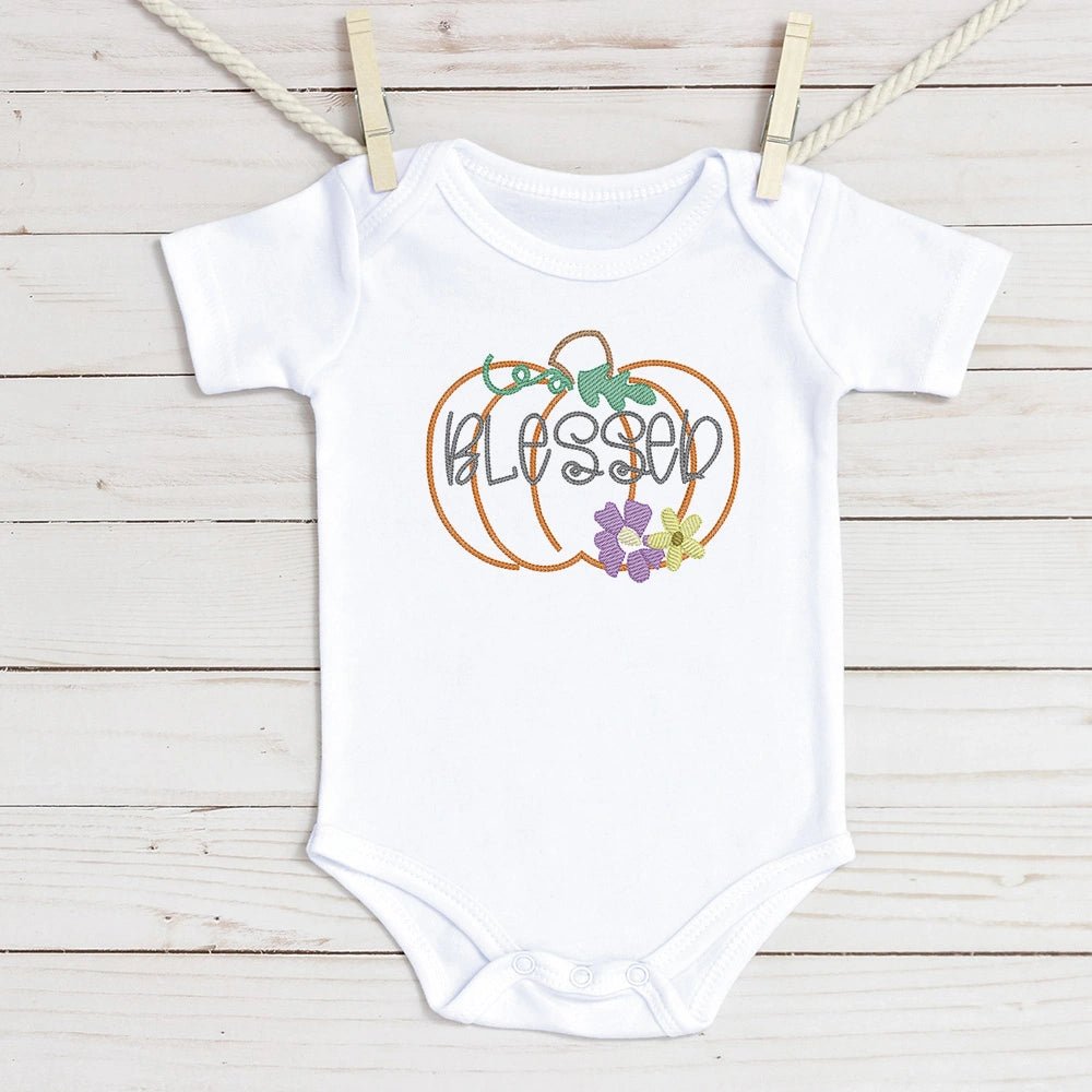 Blessed Pumpkin - Sublimated - Petite & Sassy Designs