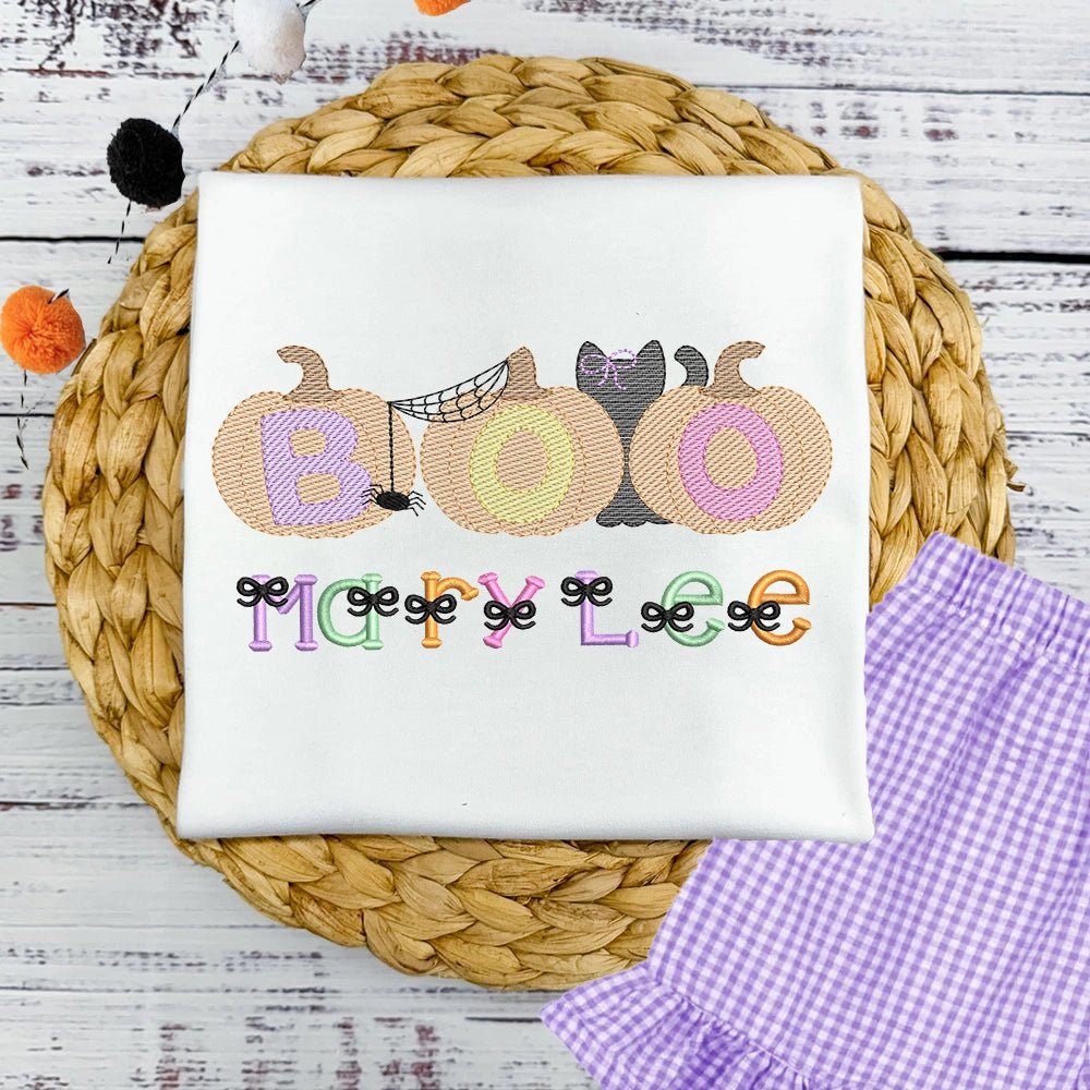 Boo Pumpkins - Sublimated - Petite & Sassy Designs