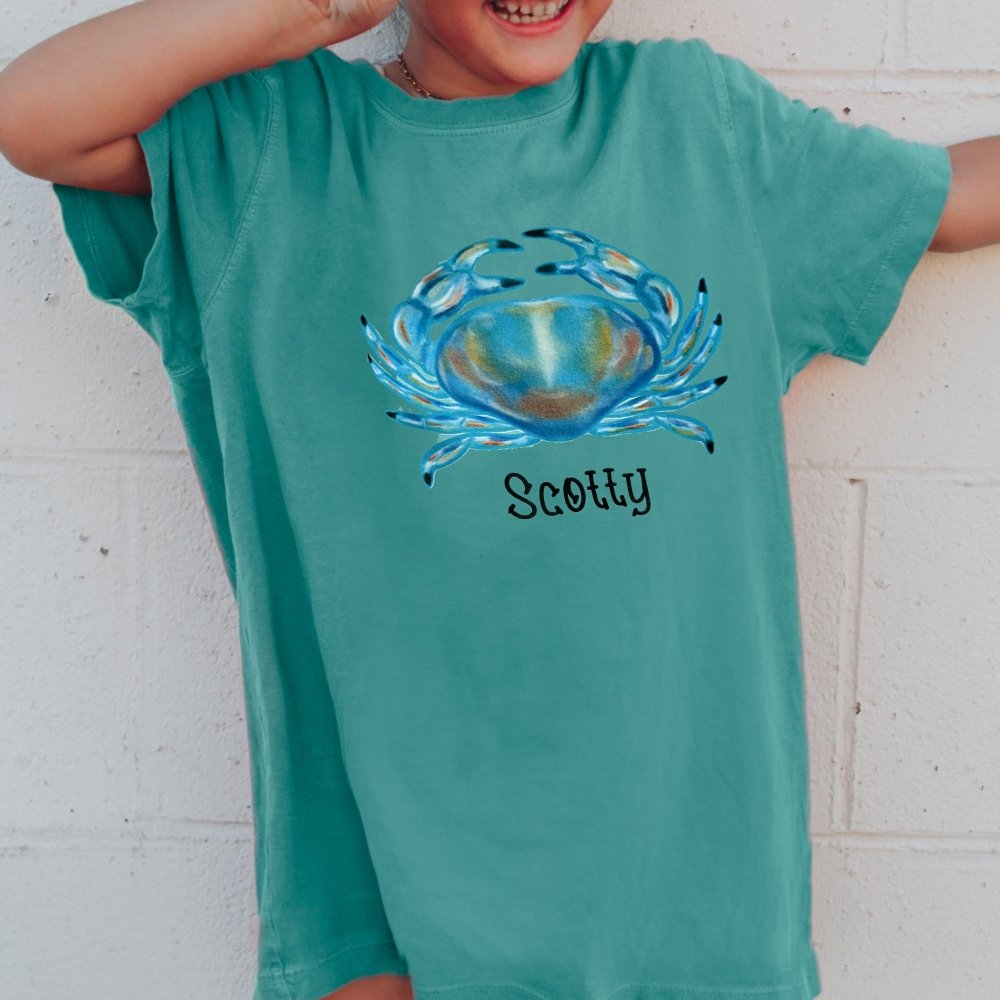Personalized Crab Tee - Petite & Sassy Designs