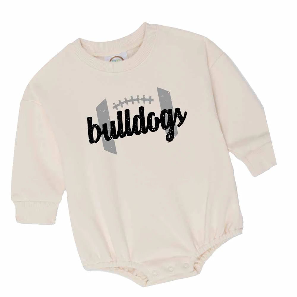 Bulldogs Sweatshirt Bubble - Petite & Sassy Designs