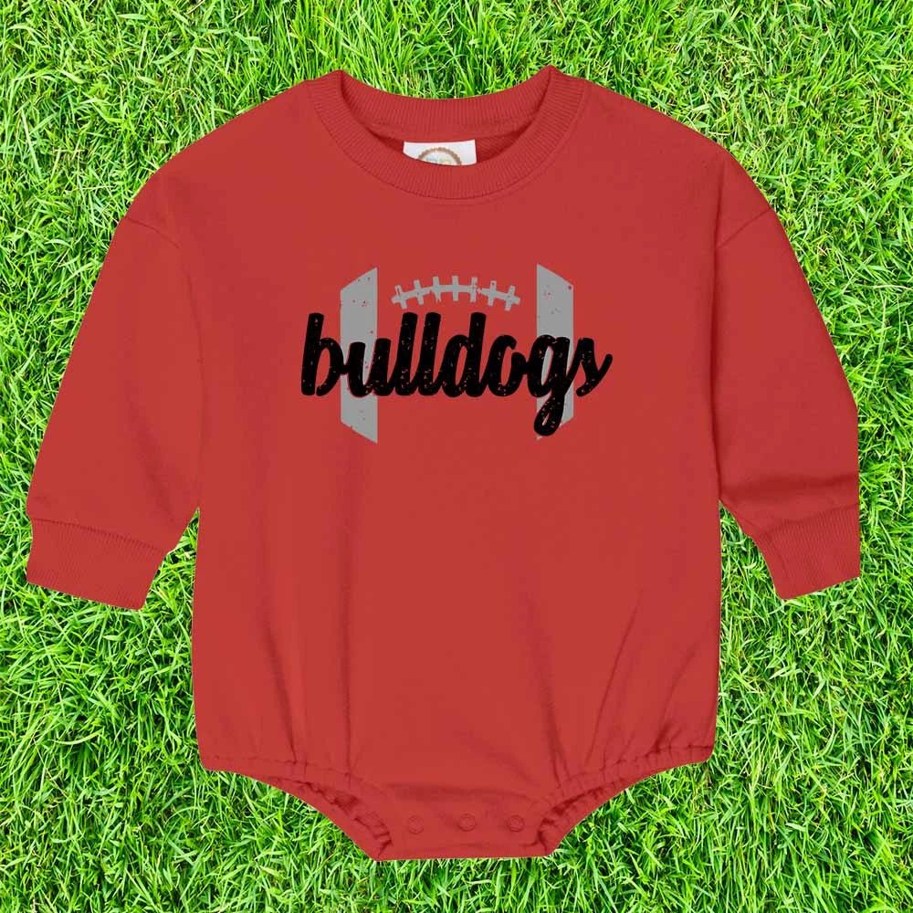 Bulldogs Sweatshirt Bubble - Petite & Sassy Designs