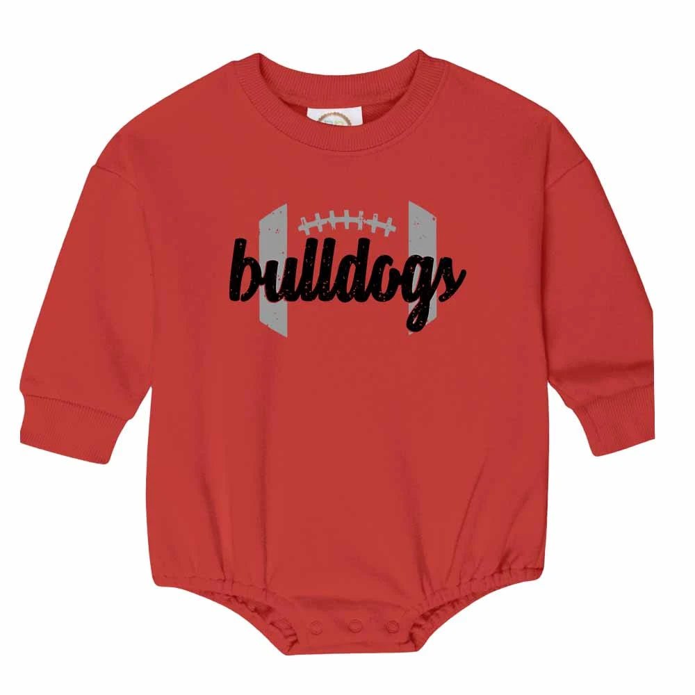 Bulldogs Sweatshirt Bubble - Petite & Sassy Designs