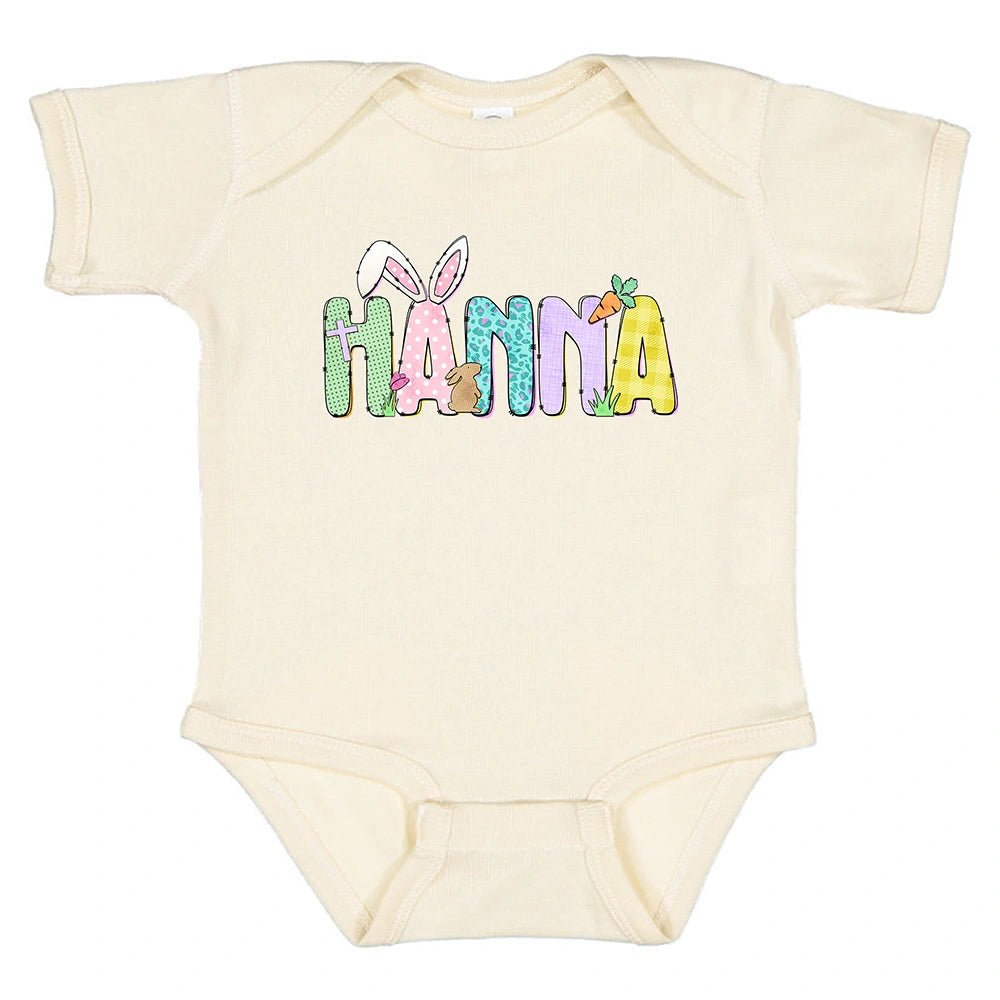 Easter Bunny Name Bodysuit - Petite & Sassy Designs