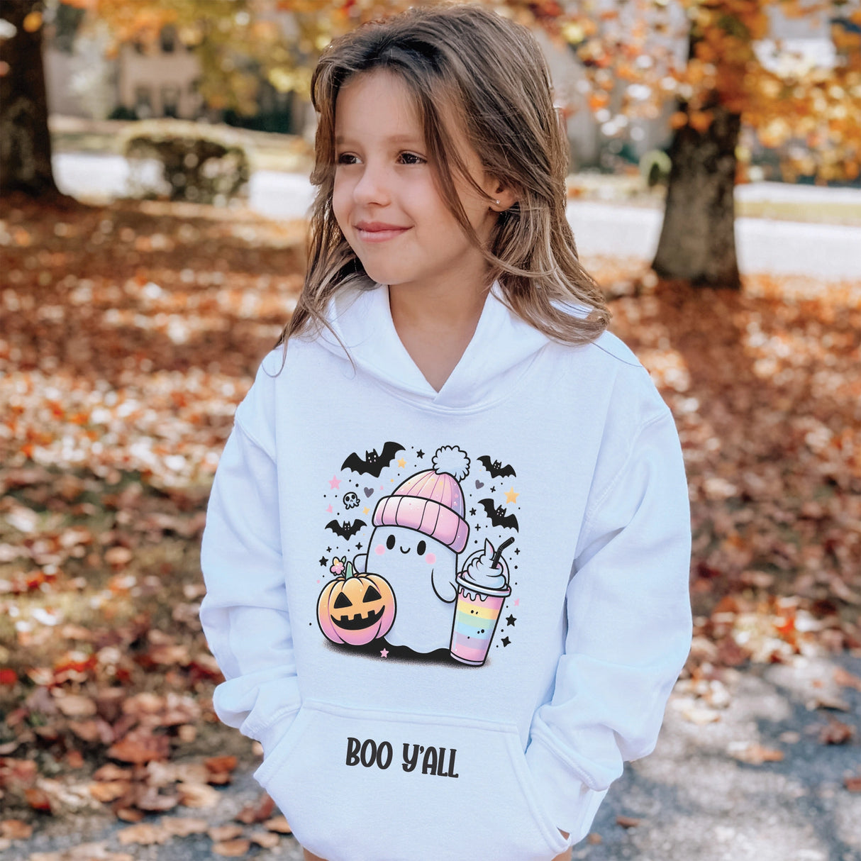 Personalized Kids Ghost Hoodie - Petite & Sassy Designs