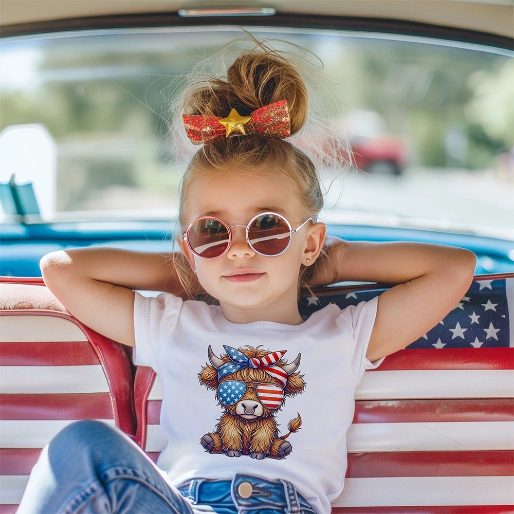 USA Highland Cow - Petite & Sassy Designs