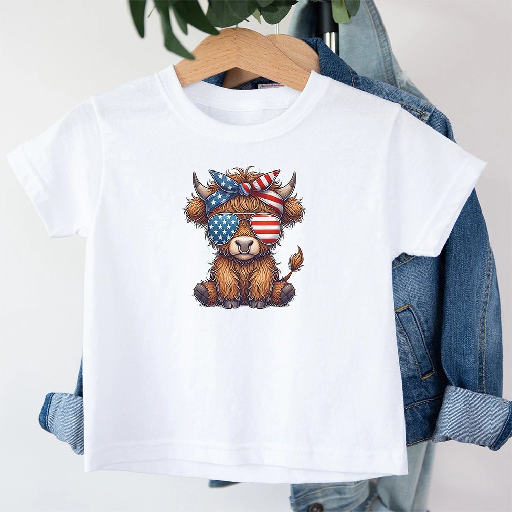 USA Highland Cow - Petite & Sassy Designs