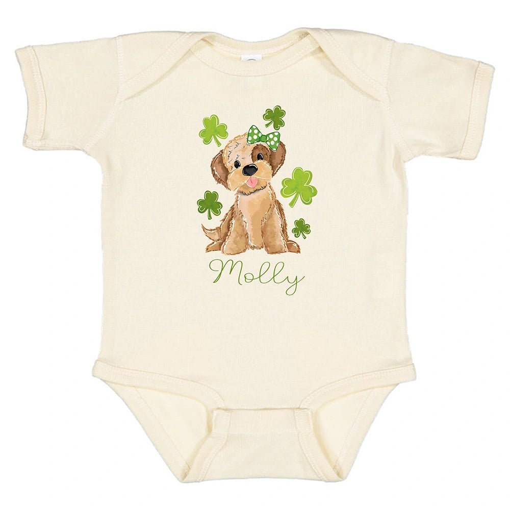 Clover Dog Infant Bodysuit - Petite & Sassy Designs