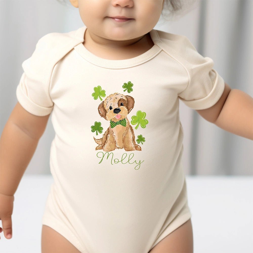 Clover Dog Infant Bodysuit - Petite & Sassy Designs