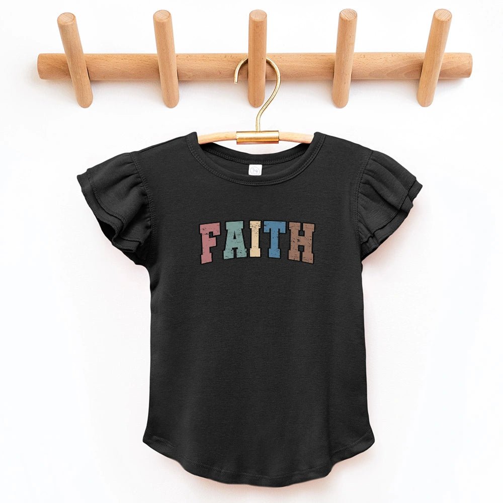 Faith Flutter Sleeve Top - Petite & Sassy Designs