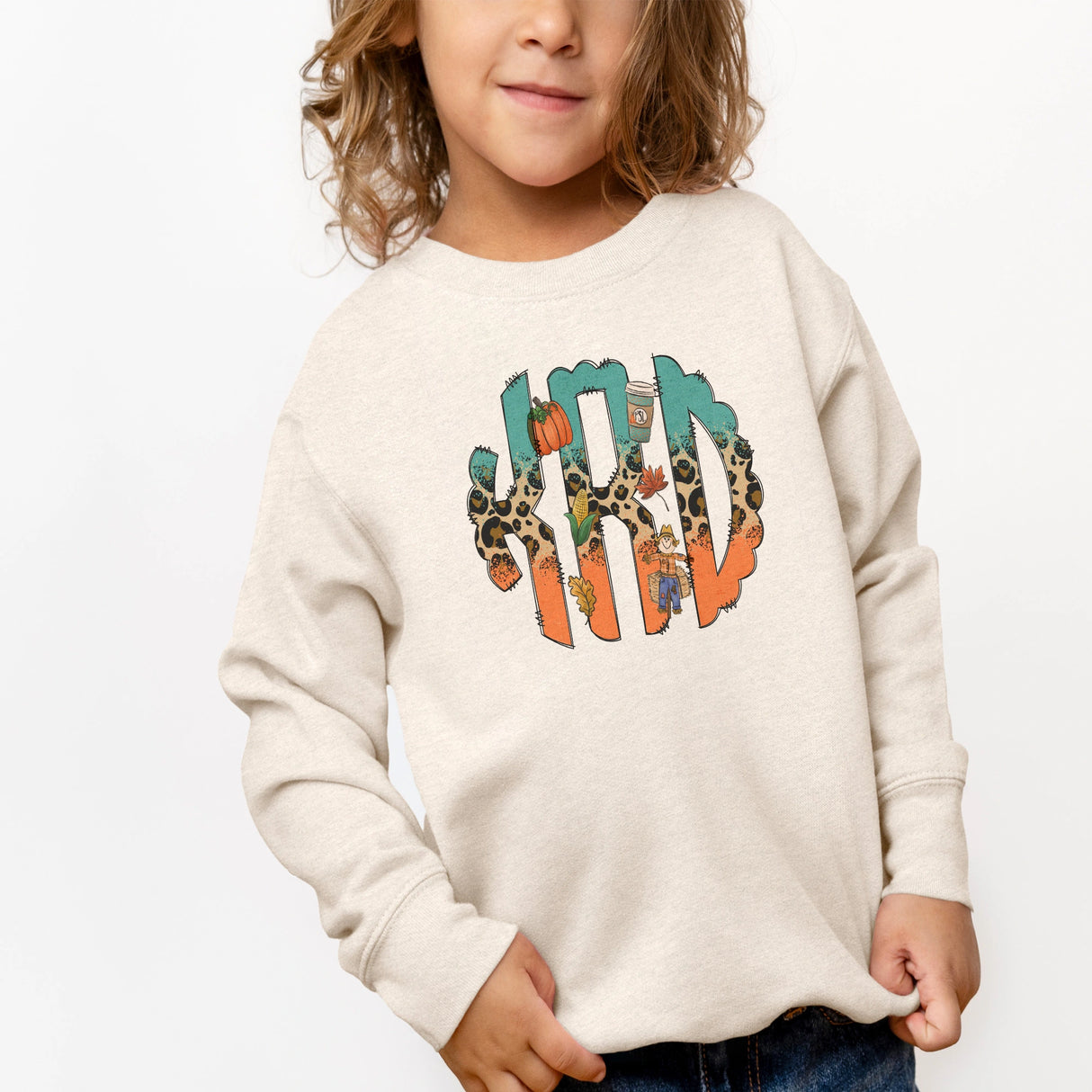 Fall Monogram Sweatshirt - Petite & Sassy Designs