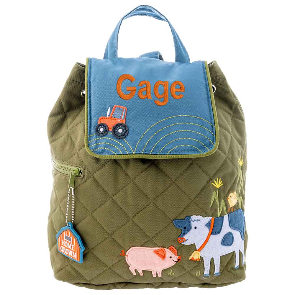 Farm Animals Quilted Backpack - Petite & Sassy Designs