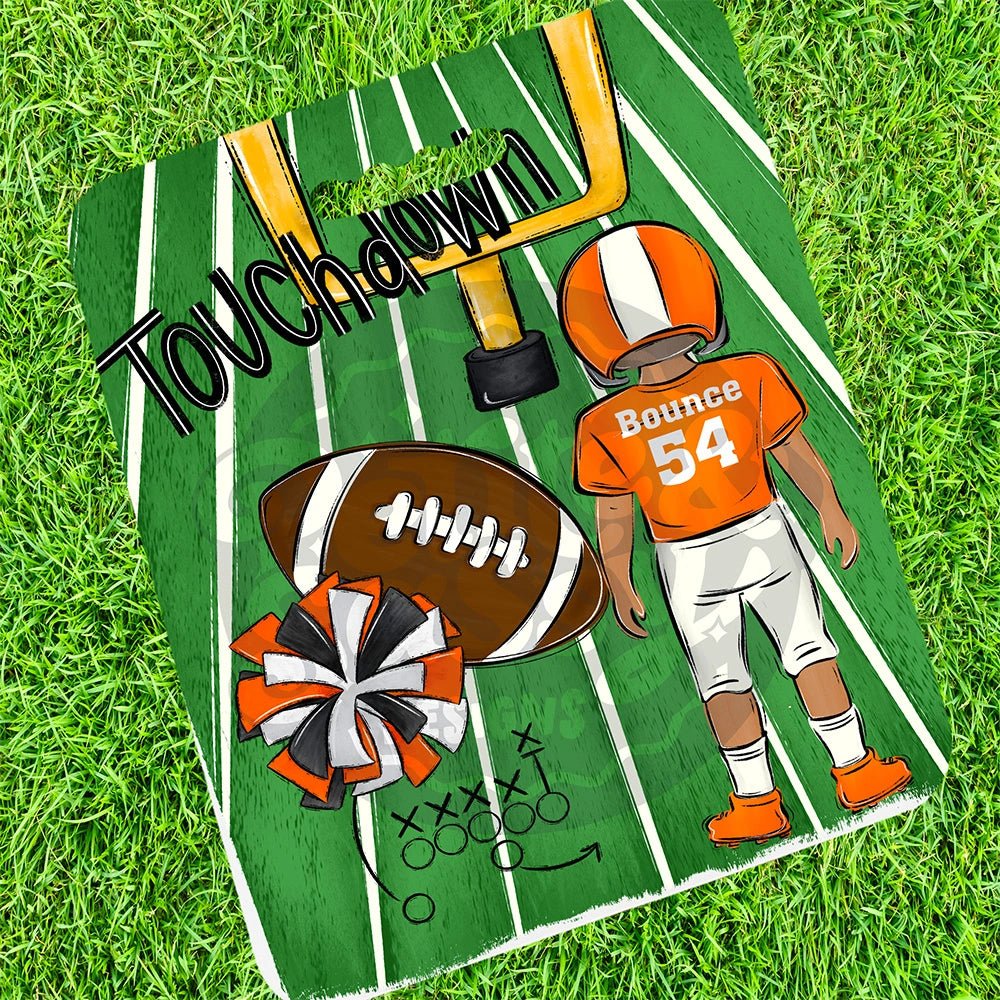 Personalized Football Stadium Cushion - Petite & Sassy Designs
