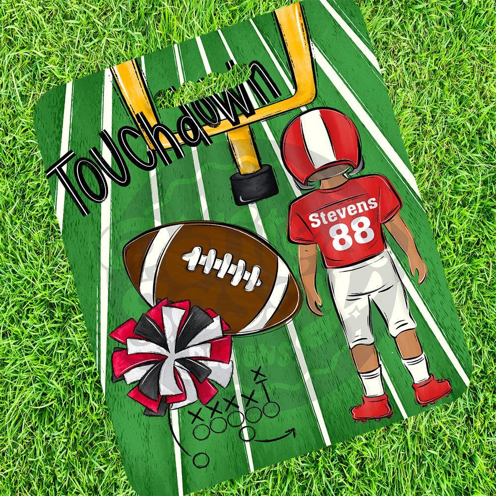 Personalized Football Stadium Cushion - Petite & Sassy Designs