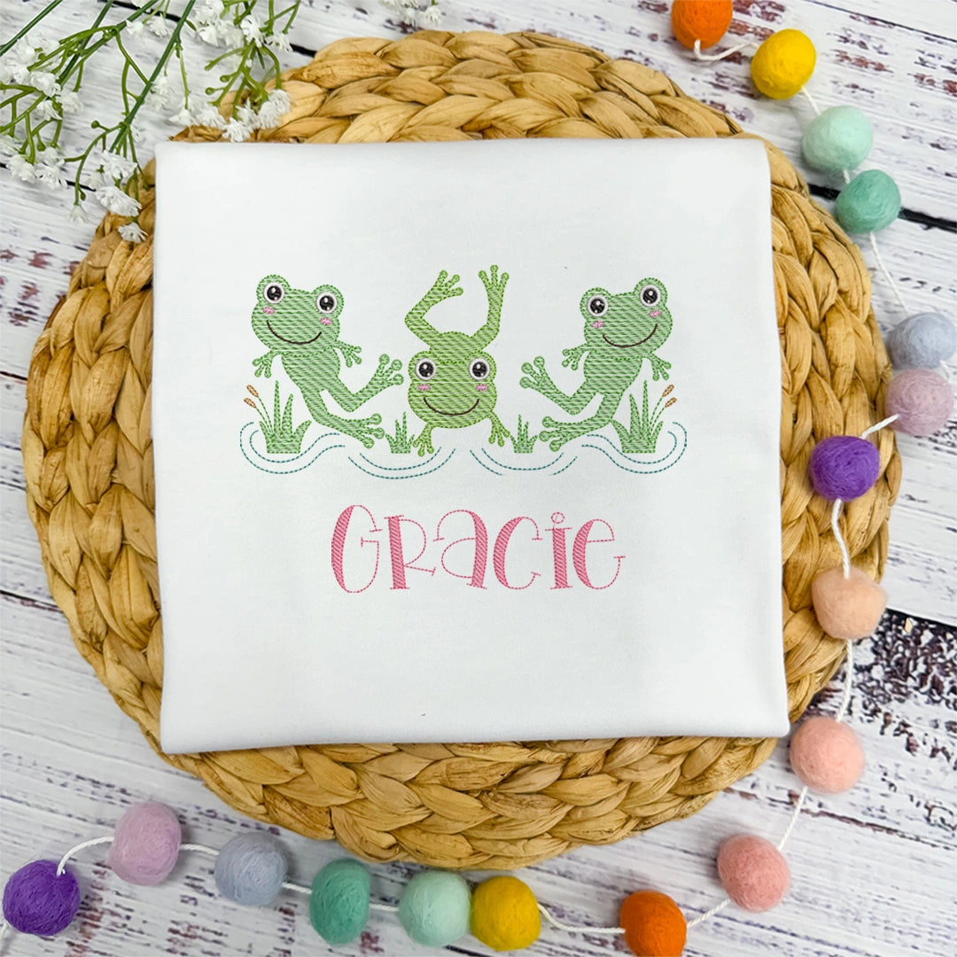 Frog Trio - Petite & Sassy Designs