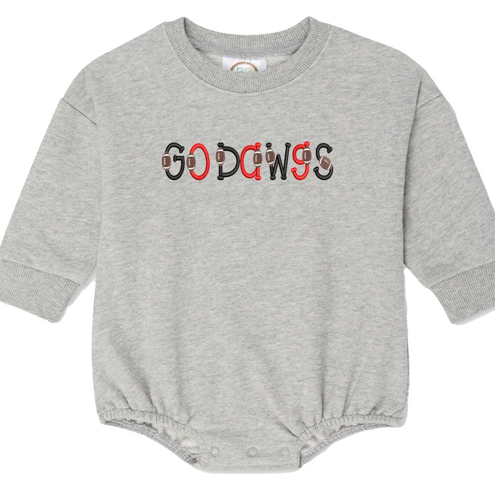 Go Dawgs Sweatshirt Bubble - Petite & Sassy Designs