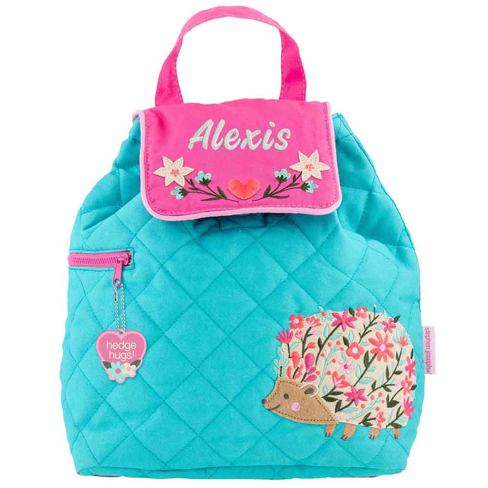 Hedgehog Quilted Backpack - Petite & Sassy Designs
