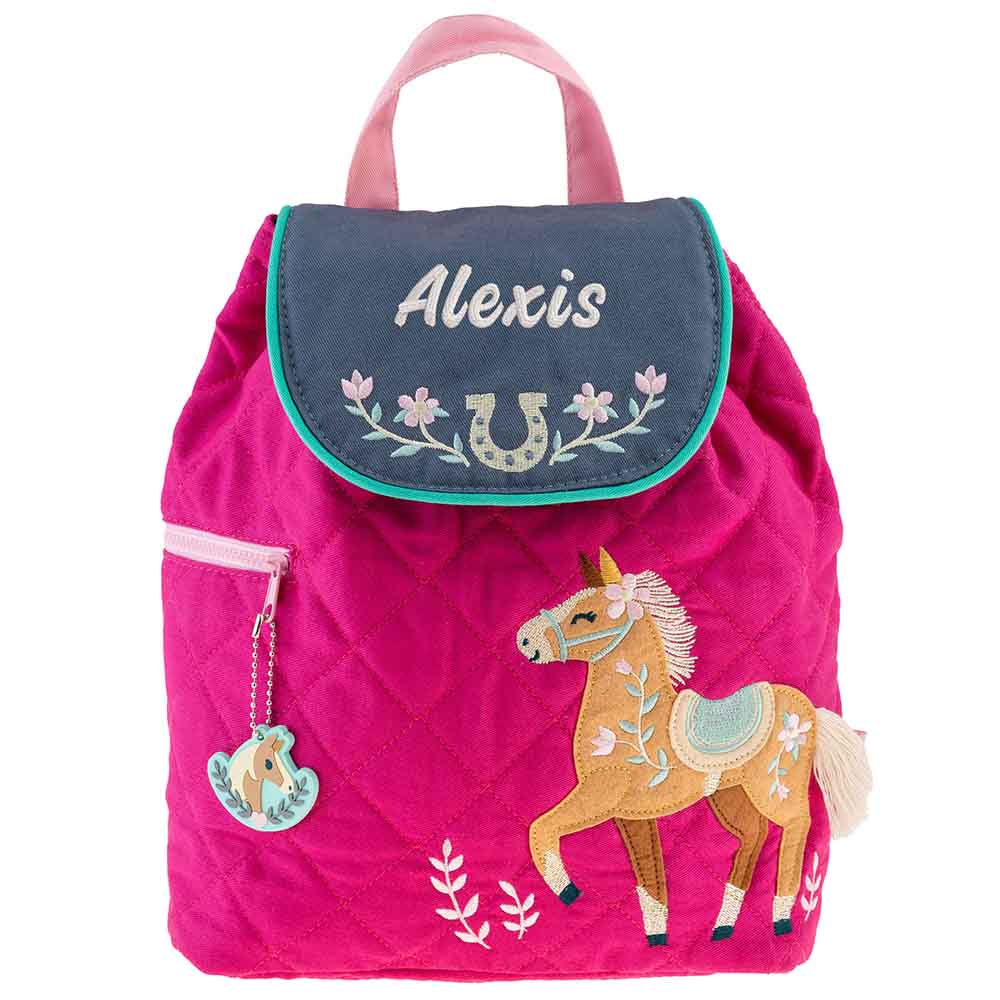 Horse Quilted Backpack - Petite & Sassy Designs