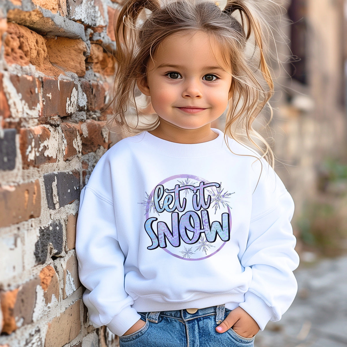 Let it Snow Sweatshirt - Petite & Sassy Designs