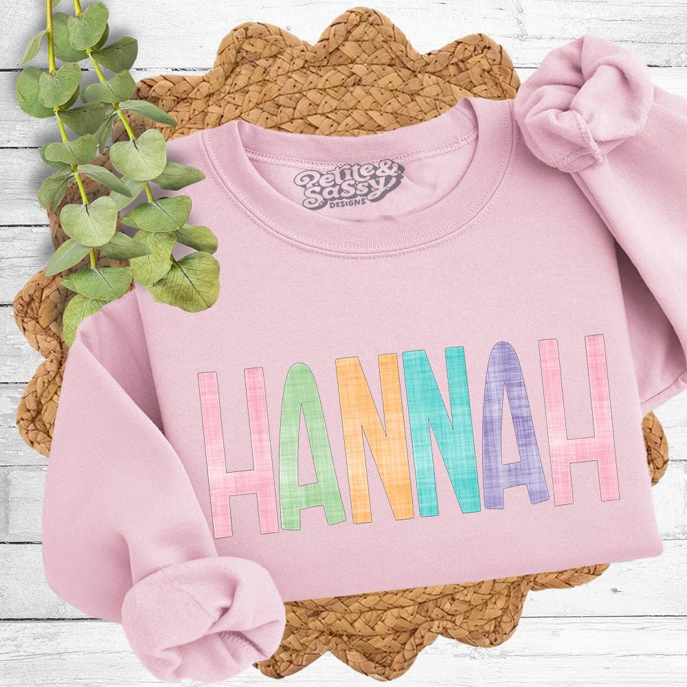 Custom Name Sweatshirt - Petite & Sassy Designs