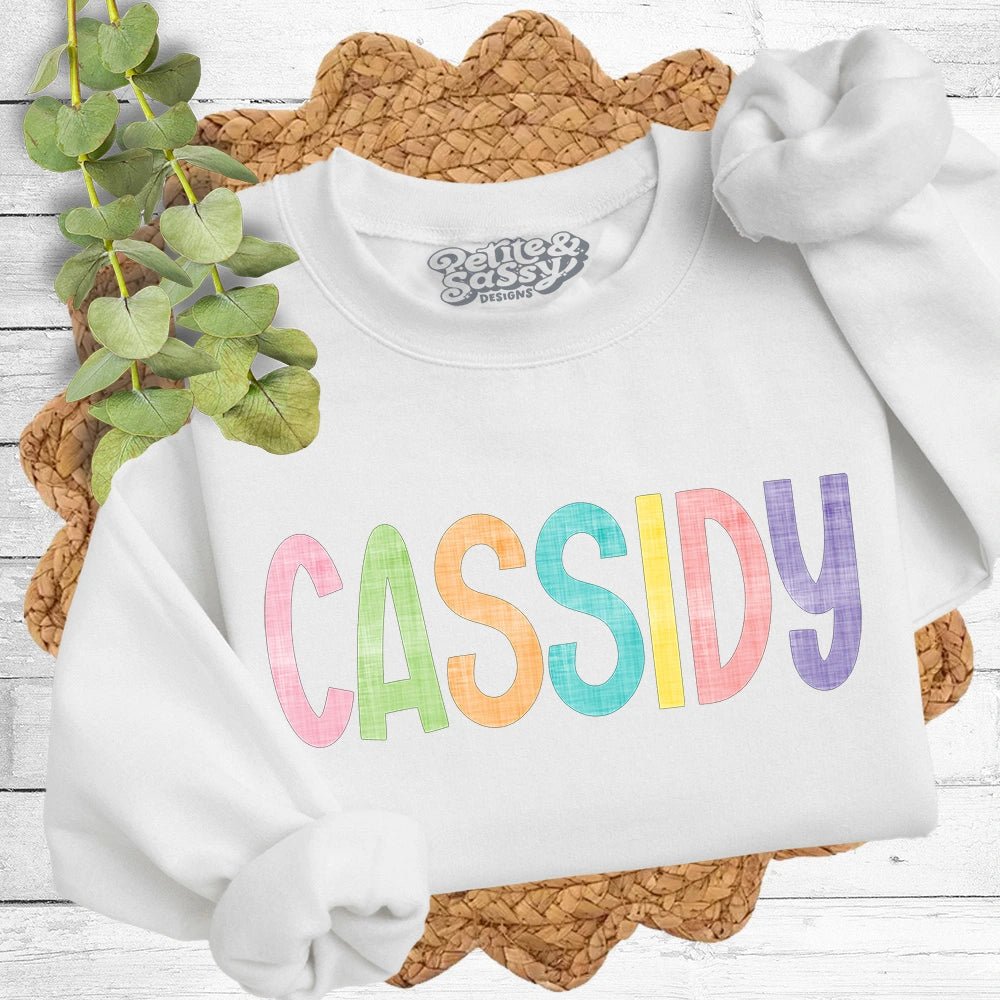 Custom Name Sweatshirt - Petite & Sassy Designs