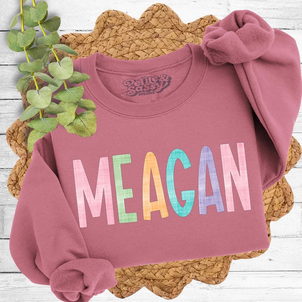 Custom Name Sweatshirt - Petite & Sassy Designs