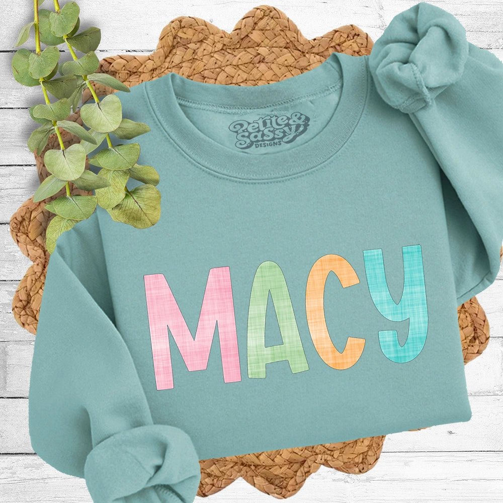 Custom Name Sweatshirt - Petite & Sassy Designs