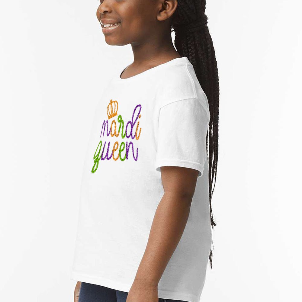 Mardi Queen Mardi Gras Tshirt - Petite & Sassy Designs