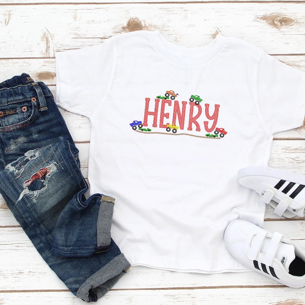 Monster Truck T-shirt - Petite & Sassy Designs