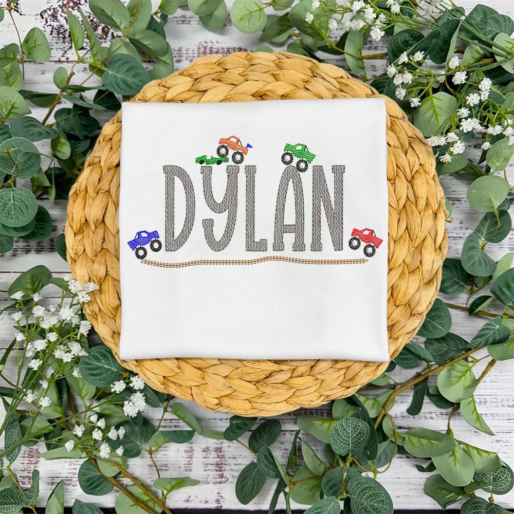 Monster Truck T-shirt - Petite & Sassy Designs