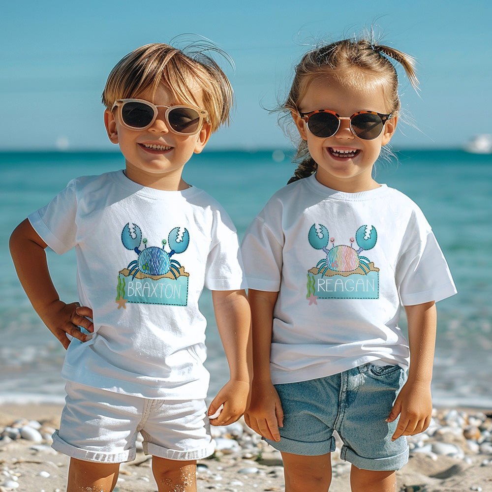 Sweet Crab Personalized T-shirt - Petite & Sassy Designs