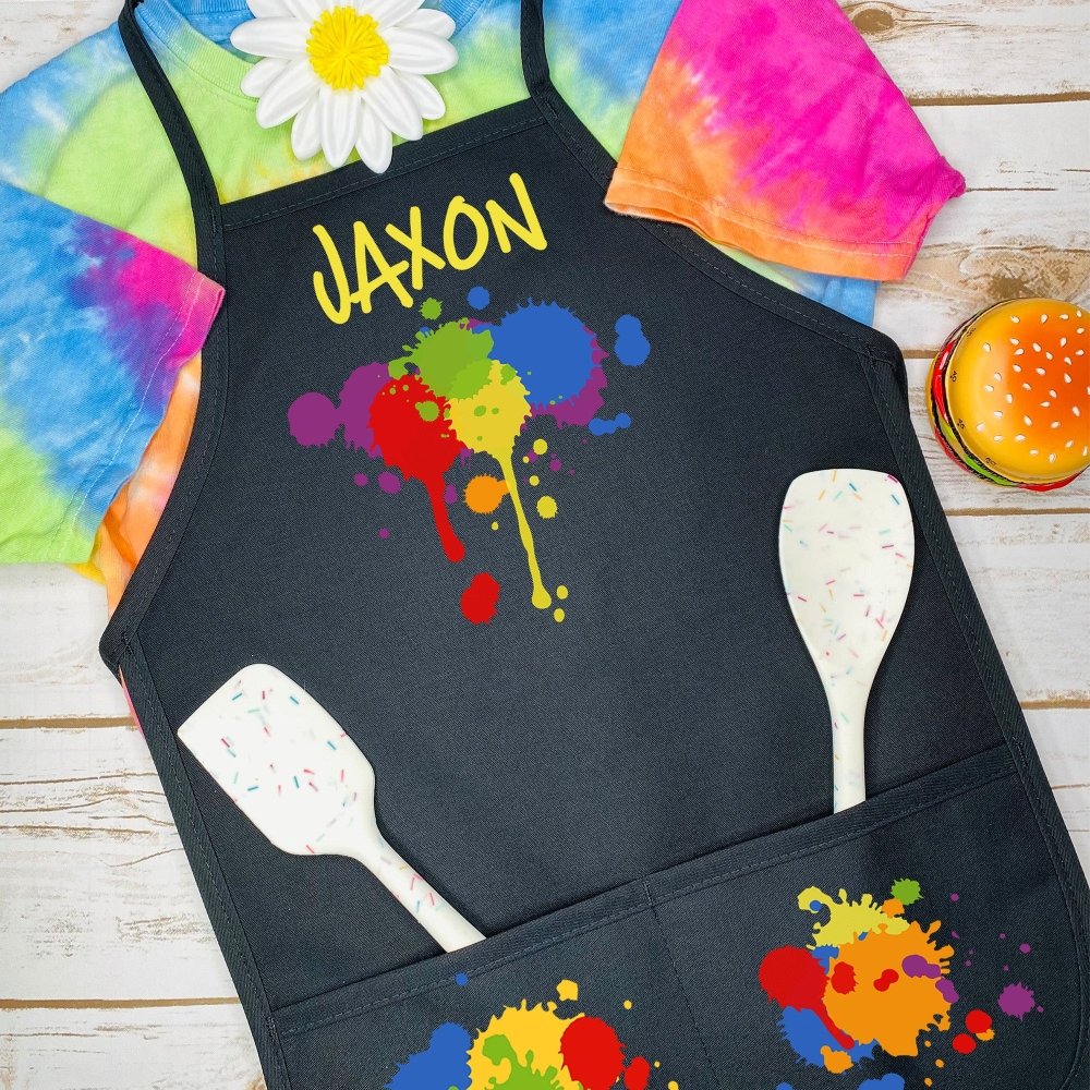 Paint Splatter Apron - Petite & Sassy Designs