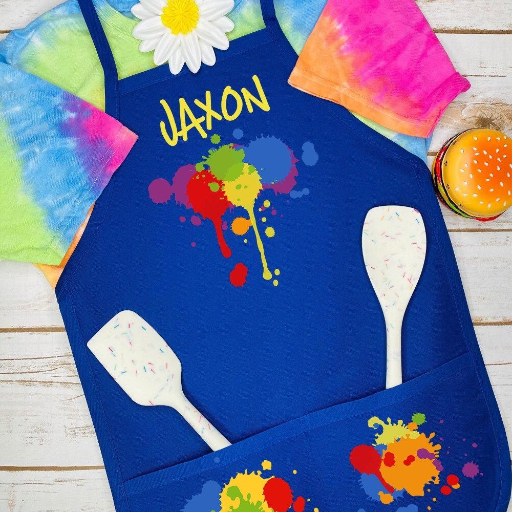 Paint Splatter Apron - Petite & Sassy Designs