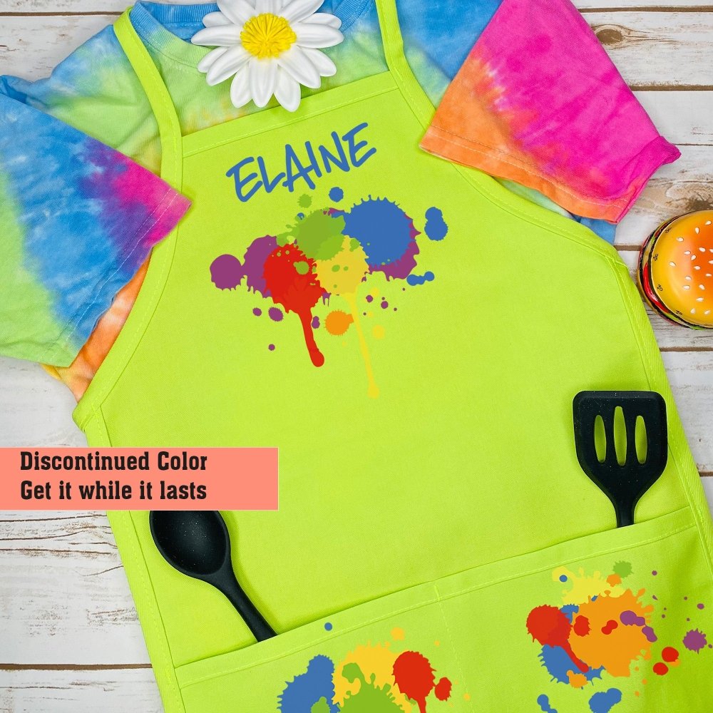Paint Splatter Apron - Petite & Sassy Designs