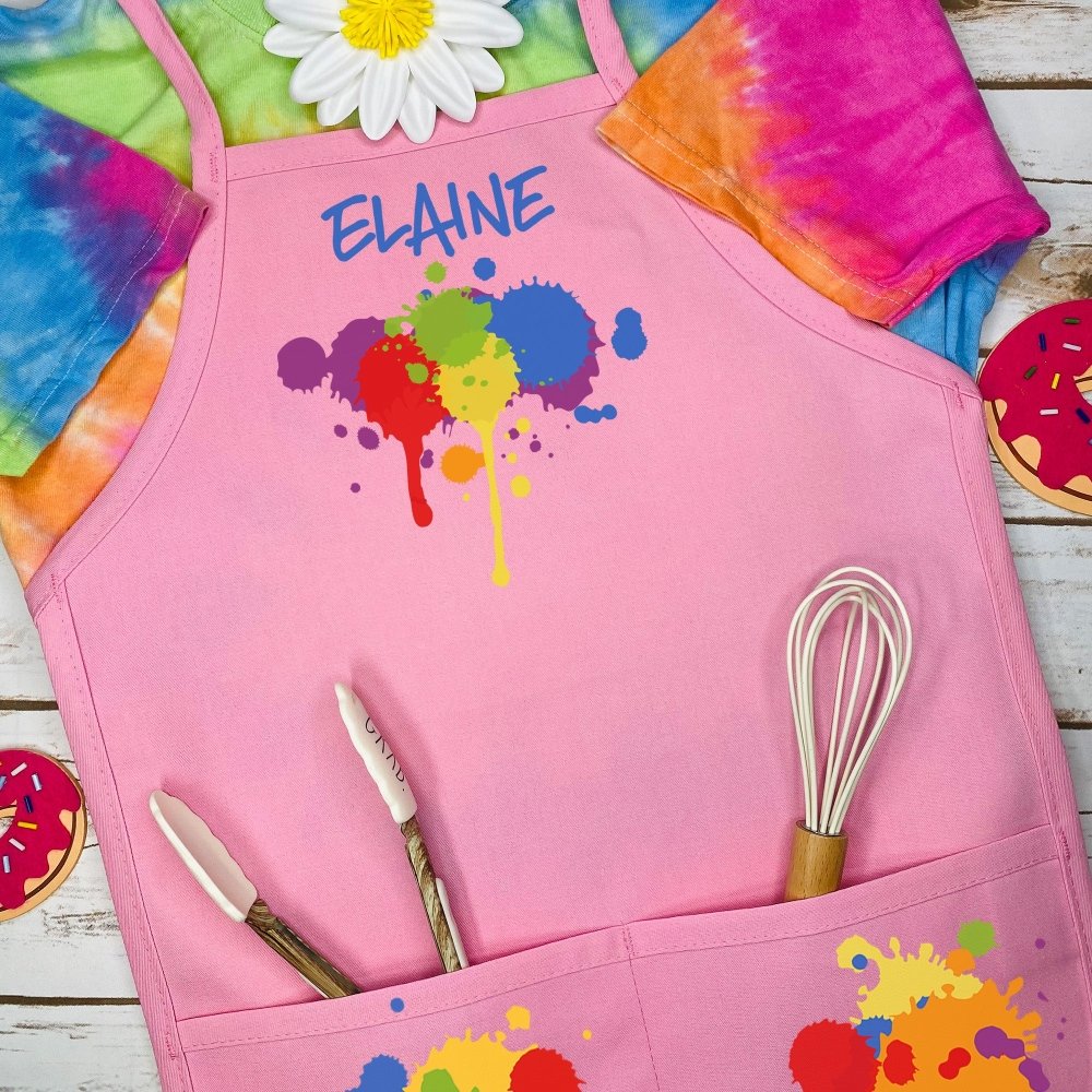 Paint Splatter Apron - Petite & Sassy Designs