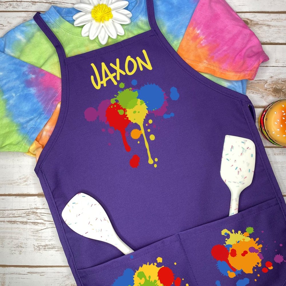 Paint Splatter Apron - Petite & Sassy Designs