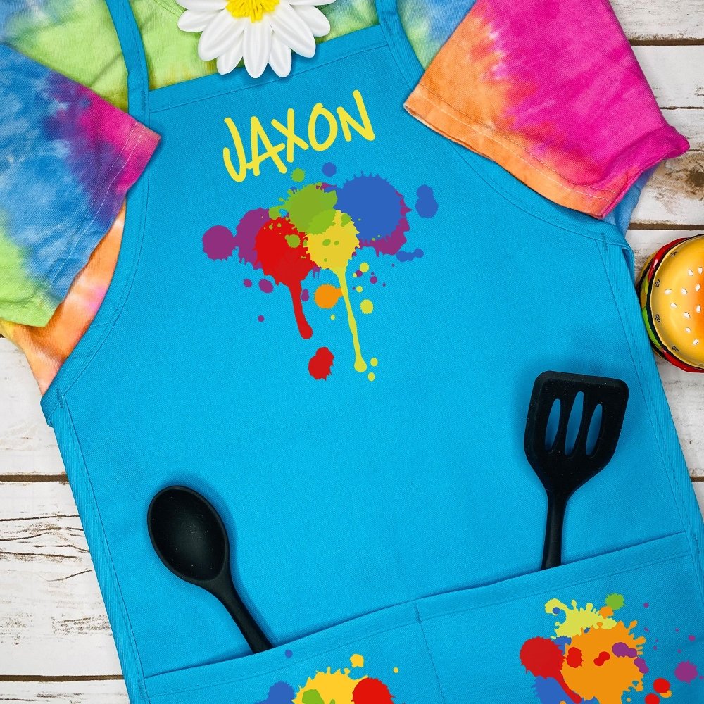 Paint Splatter Apron - Petite & Sassy Designs