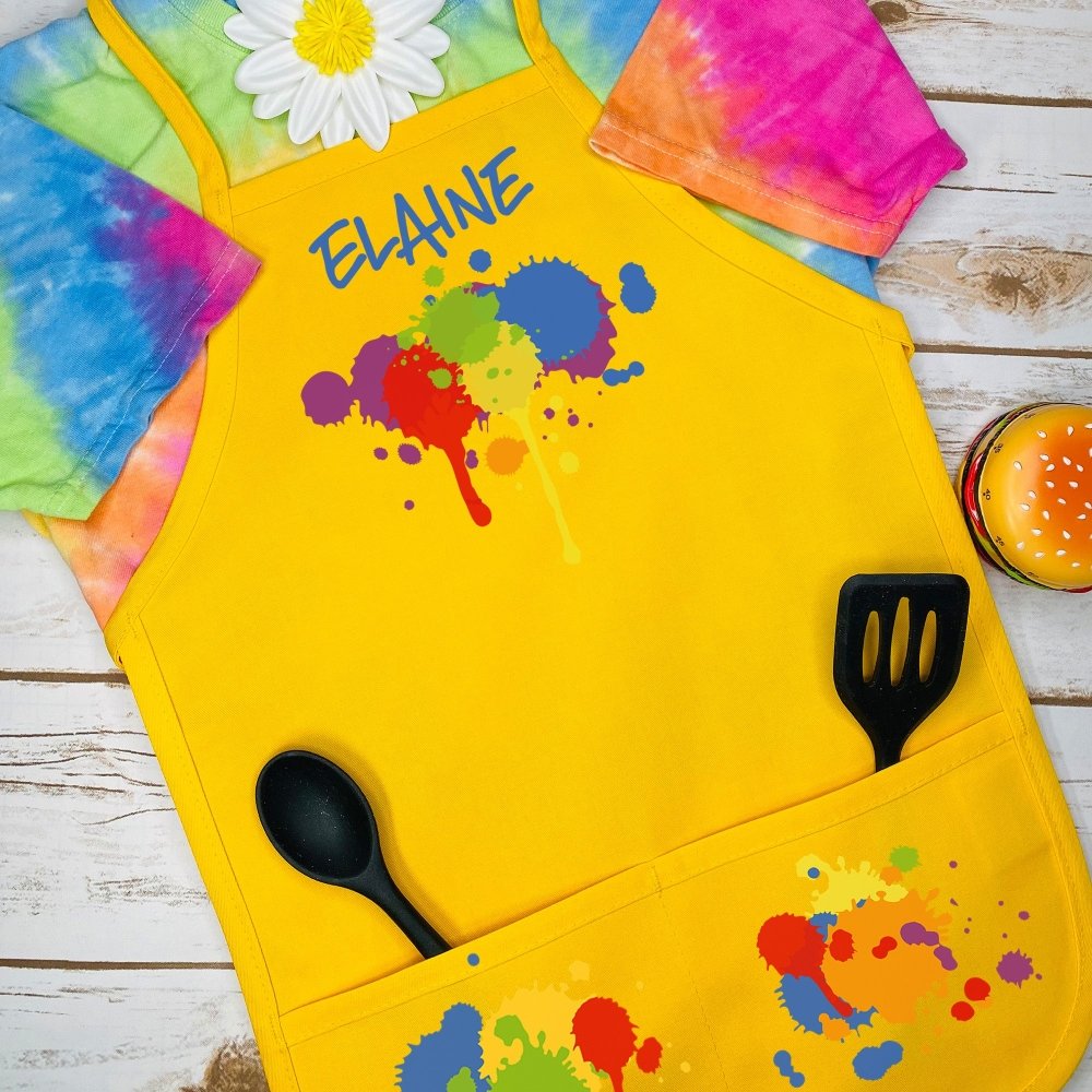 Paint Splatter Apron - Petite & Sassy Designs