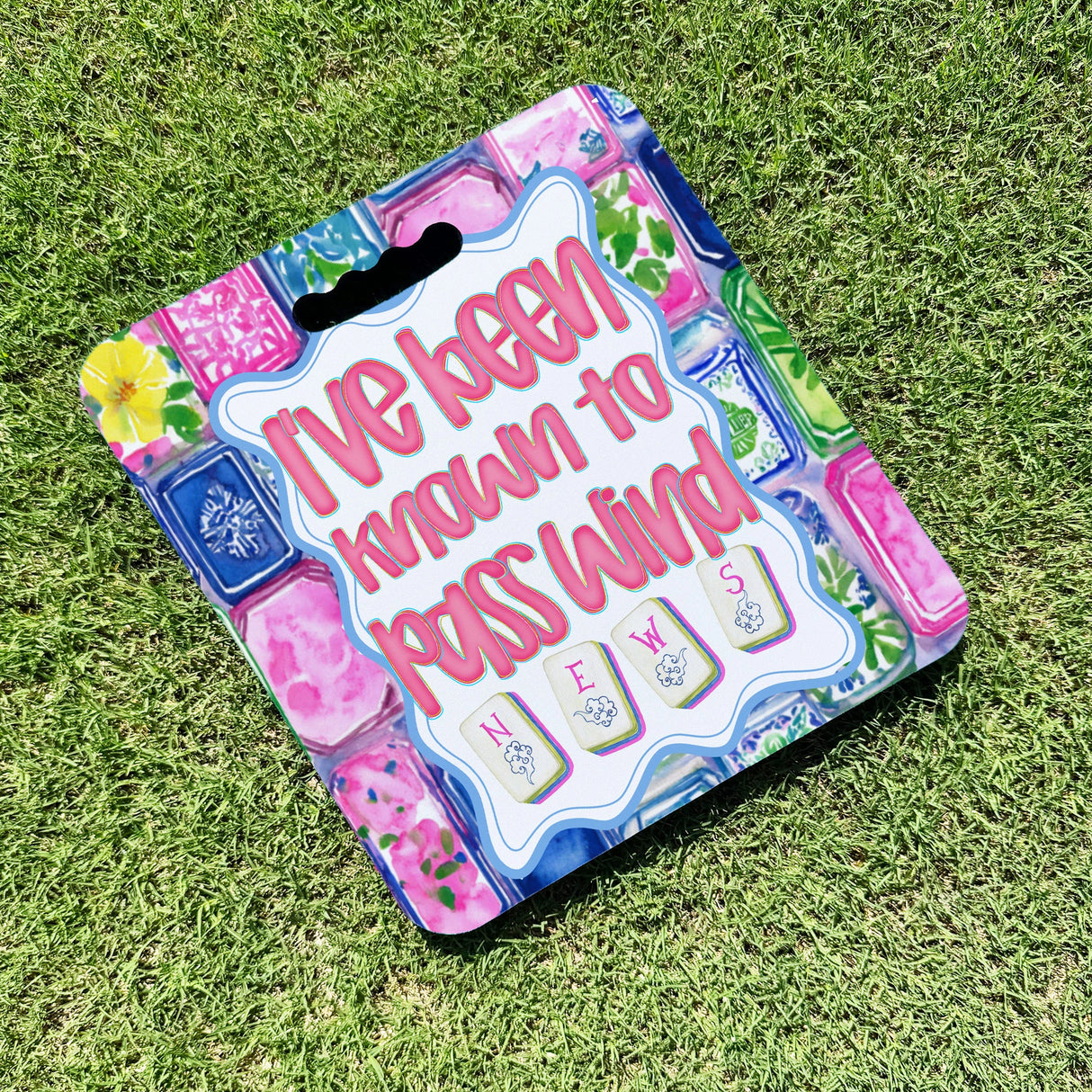 Funny Mahjong Seat Cushion | Comfort for Long Mahjong Marathons