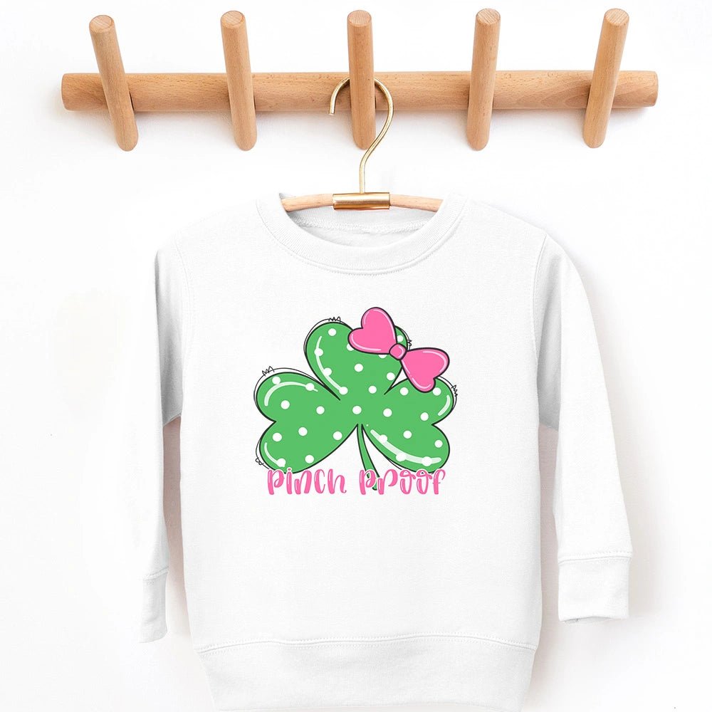 Pinch Poof Clover Sweatshirt - Petite & Sassy Designs