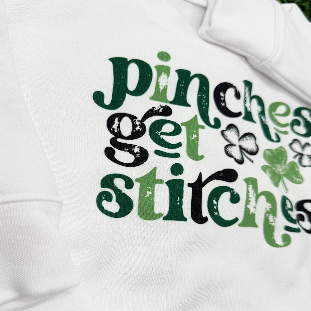Pinches Get Stitches Sweatshirt - Petite & Sassy Designs