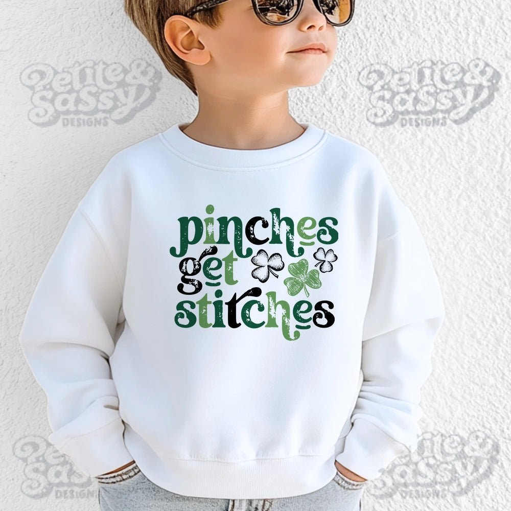 Pinches Get Stitches Sweatshirt - Petite & Sassy Designs