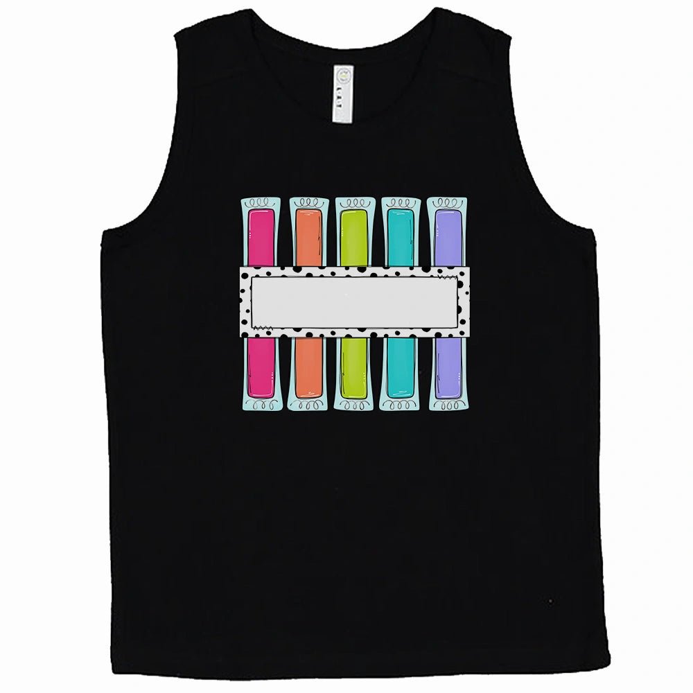 Personalized Girls Popsicle Tank Top - Petite & Sassy Designs