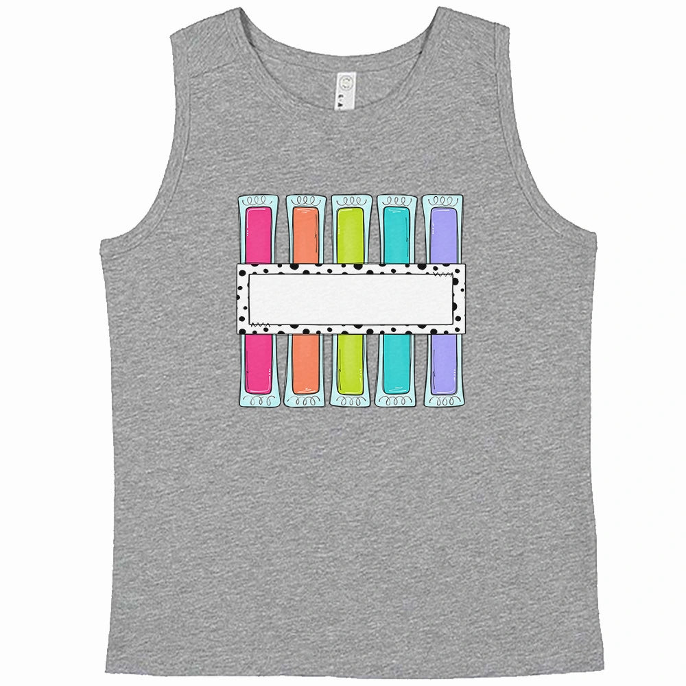 Personalized Girls Popsicle Tank Top - Petite & Sassy Designs