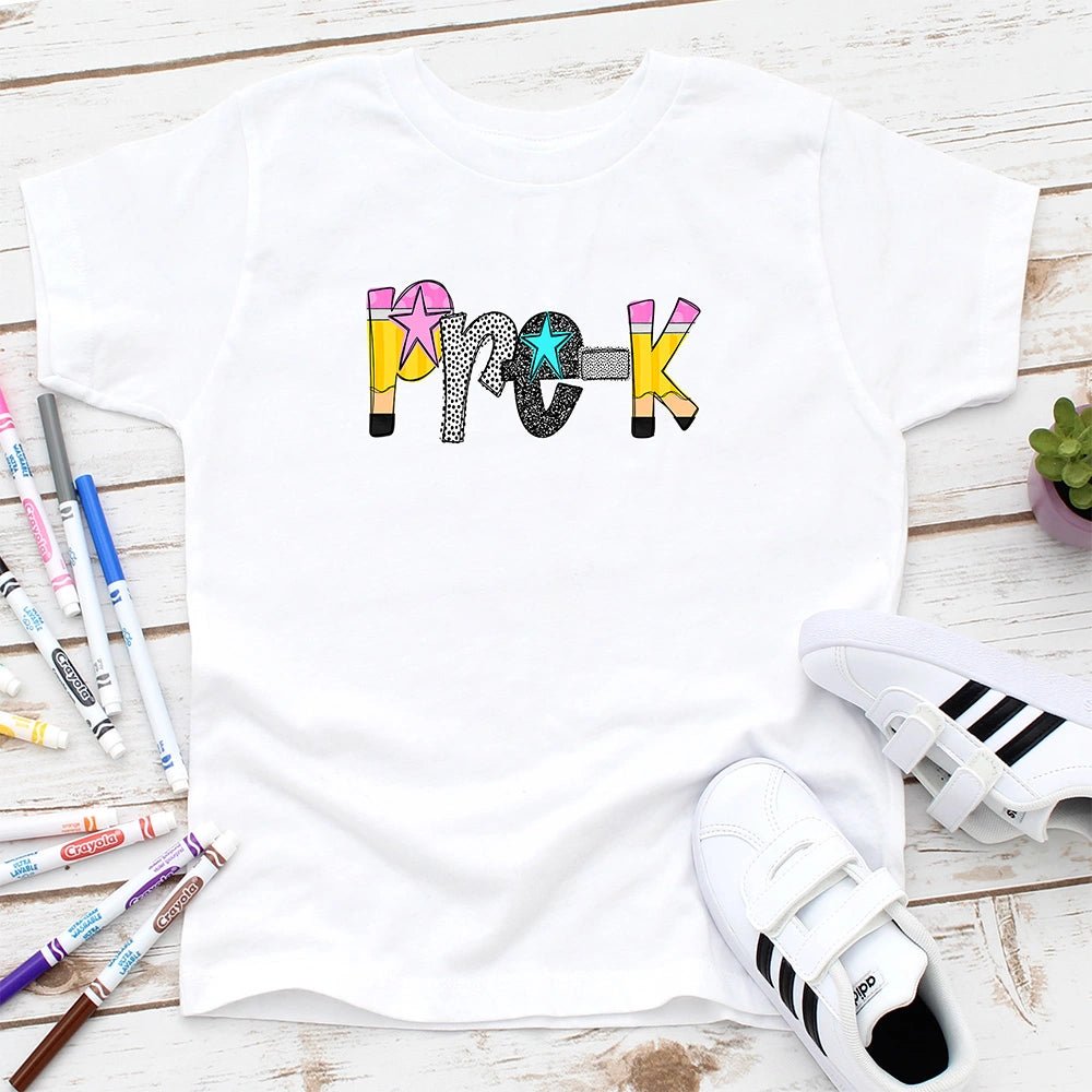 Pre - K Back to School Shirt - Petite & Sassy Designs